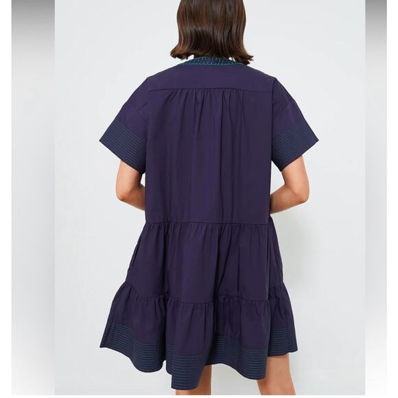 Pomander Place Navy Blue Maxi Dress - Picture 3 of 14